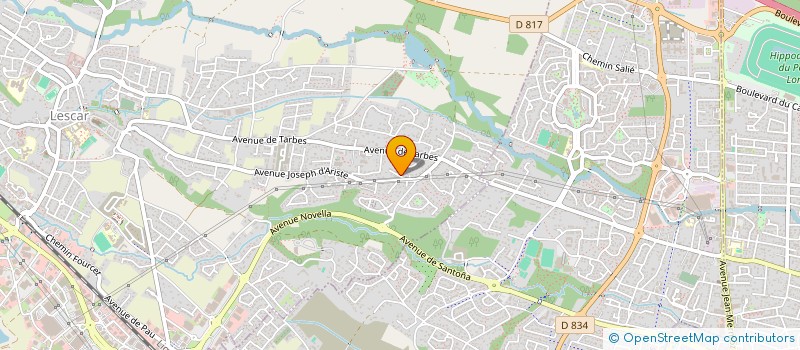 localisation de l'entreprise CABINET DERU-LUTZ  LESCAR