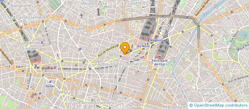localisation de l'entreprise CABINET DERUMEAUX à PARIS