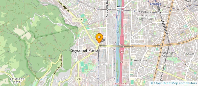 localisation de l'entreprise CABINET DES CONFLUENCES  SEYSSINET-PARISET