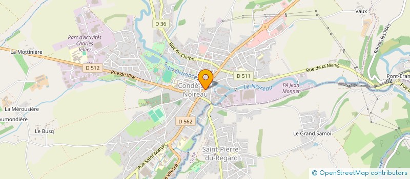 localisation de l'entreprise CABINET DES DOCTEURS DIONNET ET MORIN-DIONNET  CONDE-EN-NORMANDIE