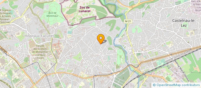 localisation de l'entreprise CABINET DES DOCTEURS FABRE ET CHAZE à MONTPELLIER