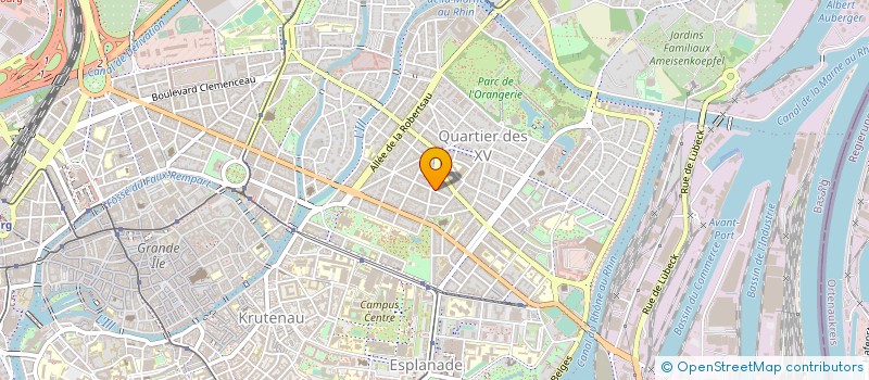 localisation de l'entreprise CABINET DES DOCTEURS FERRY ET RAMELLI  STRASBOURG