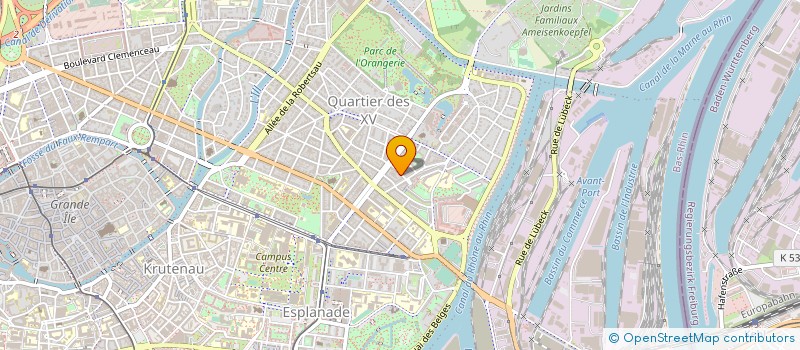 localisation de l'entreprise CABINET DES DOCTEURS MAUDET ET LAURENT - SCM  STRASBOURG