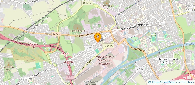 localisation de l'entreprise CABINET DES DOCTEURS MBOCK  DENAIN