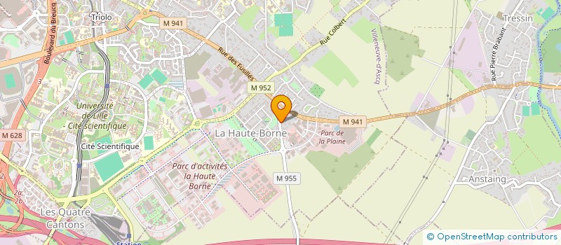localisation de l'entreprise CABINET DES DOCTEURS TELLIEZ ET DELCOURT  VILLENEUVE-D'ASCQ