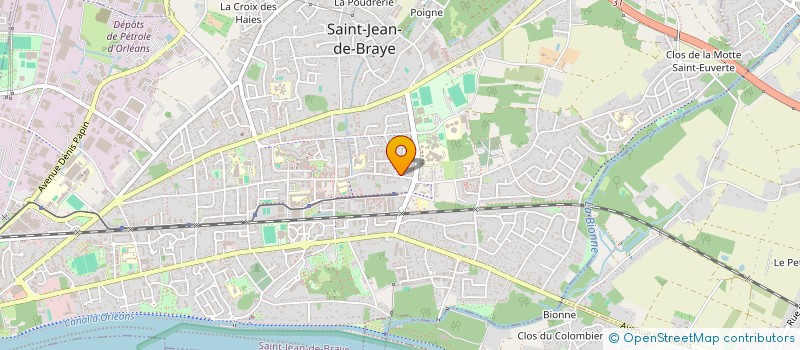 localisation de l'entreprise CABINET DES DR PENAGER ET COUMAU  SAINT-JEAN-DE-BRAYE