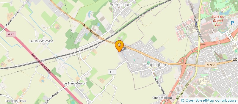 localisation de l'entreprise CABINET DES FAUVETTES  ENNETIERES-EN-WEPPES