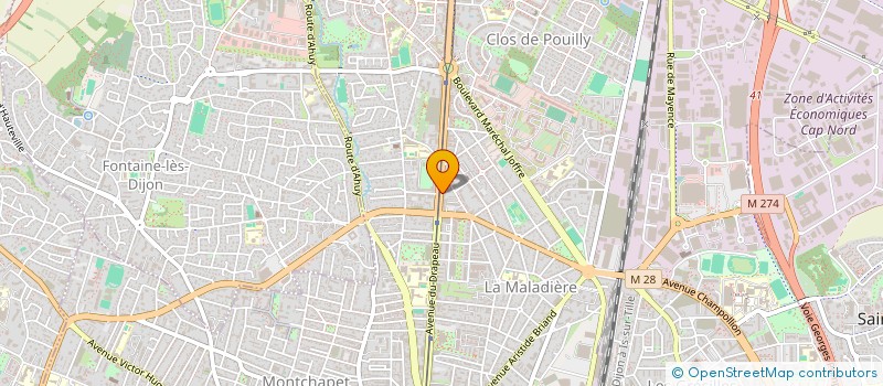 localisation de l'entreprise CABINET DES GRANDS CRUS  DIJON