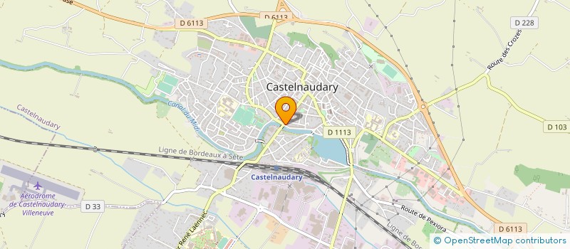 localisation de l'entreprise CABINET DES INFIRMIERES à CASTELNAUDARY