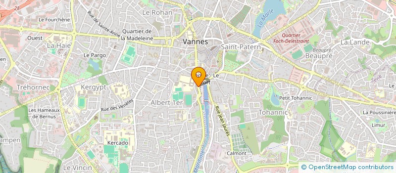 localisation de l'entreprise CABINET DES INFIRMIERS DU PORT à VANNES