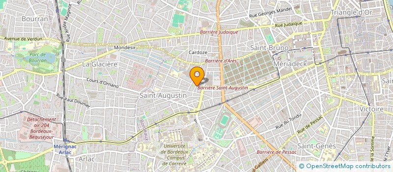 localisation de l'entreprise CABINET DES MARRONNIERS  BORDEAUX