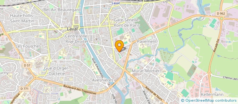 localisation de l'entreprise CABINET DES MINIERES à LAVAL