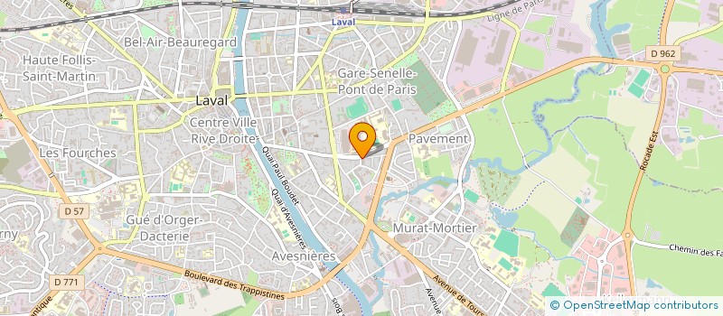 localisation de l'entreprise CABINET DES MINIERES à LAVAL