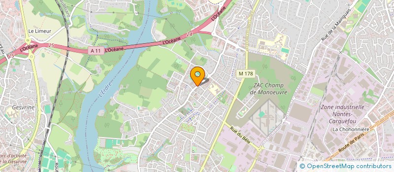 localisation de l'entreprise CABINET DES MOULINS  NANTES