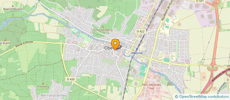 localisation de l'entreprise CABINET DES REMPARTS  OBERNAI