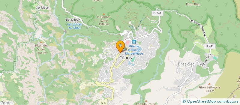 localisation de l'entreprise CABINET DES SOINS INFIRMIERS DE CILAOS à CILAOS