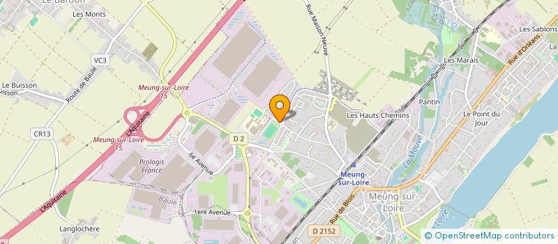 localisation de l'entreprise CABINET DES TERTRES  MEUNG-SUR-LOIRE