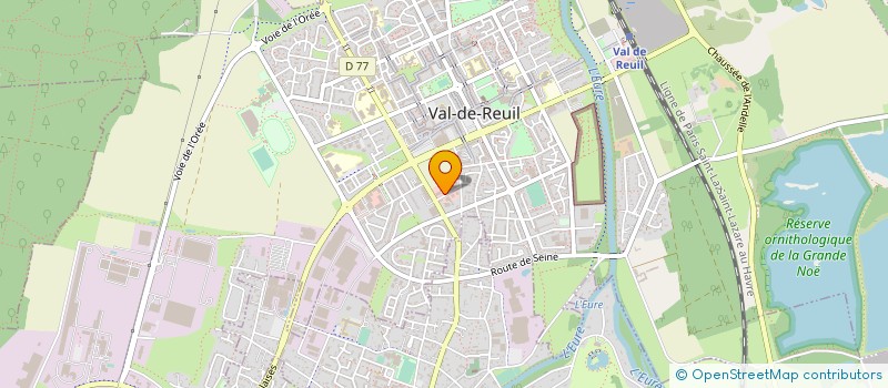 localisation de l'entreprise CABINET DES TILLEULS à VAL-DE-REUIL