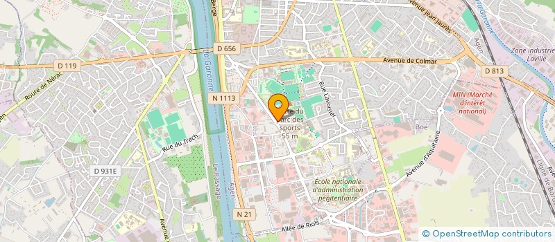 localisation de l'entreprise CABINET DESLANDRES CONTROLE  AGEN