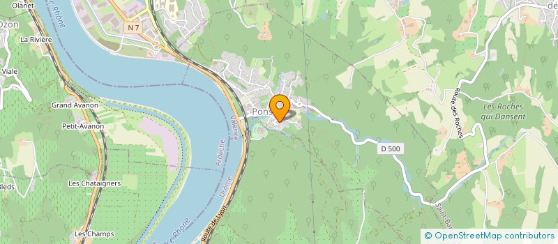 localisation de l'entreprise CABINET DESPLANQUES  PONSAS