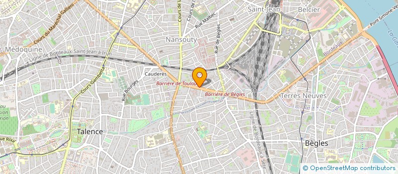 localisation de l'entreprise CABINET DESPLAT à BORDEAUX
