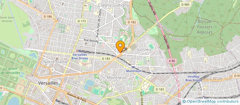 localisation de l'entreprise CABINET DEVITERNE à VERSAILLES