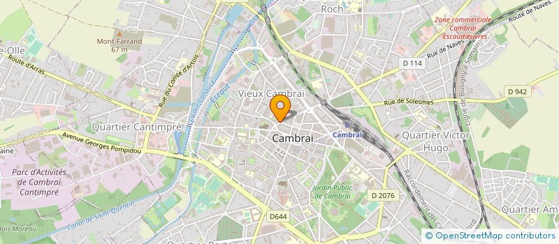 localisation de l'entreprise CABINET DG ASSUR BANQUE à CAMBRAI