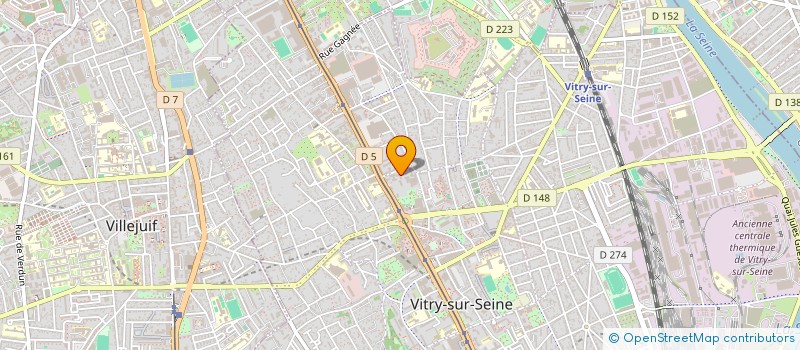 localisation de l'entreprise CABINET DG CONSEILS  VITRY-SUR-SEINE