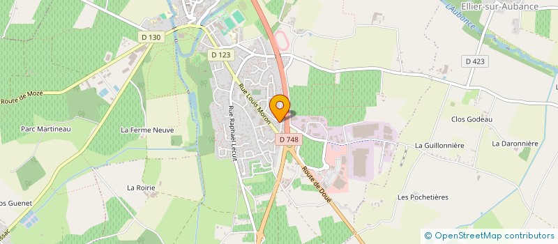 localisation de l'entreprise CABINET DIAGNOSTIC IMMOBILIER 49  BRISSAC LOIRE AUBANCE