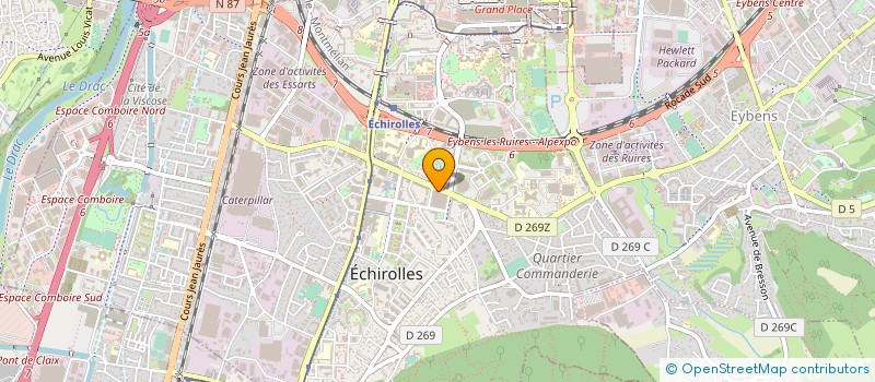 localisation de l'entreprise CABINET DOCTEUR EMMANUEL GERMAIN à ECHIROLLES