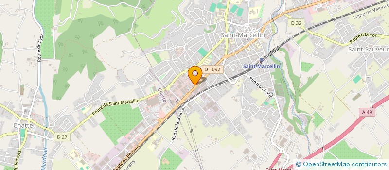 localisation de l'entreprise CABINET DOCTEUR LAURE CLEMENT à SAINT-MARCELLIN