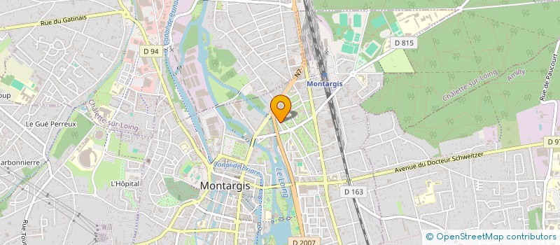 localisation de l'entreprise CABINET DOCTEURS VU & VAN SELARL DE CHIRURGIENS DENTISTES à MONTARGIS