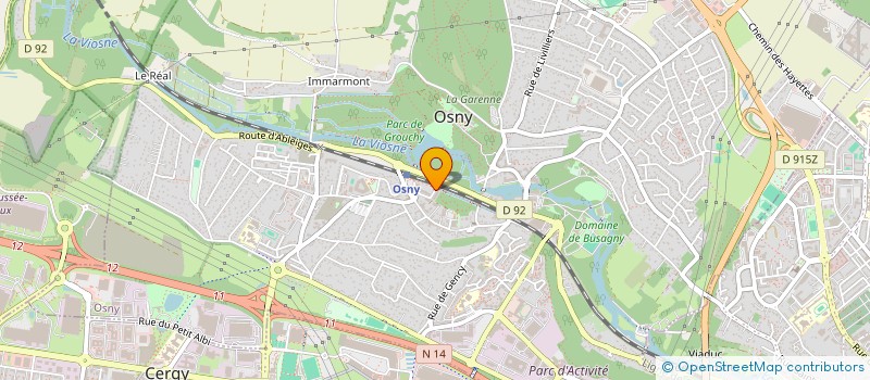 localisation de l'entreprise CABINET DOMINIQUE NEVEU à OSNY