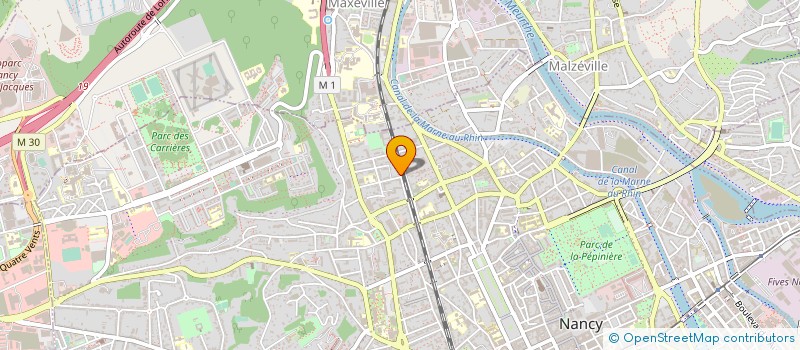 localisation de l'entreprise CABINET DOMINIQUE ORSINI  NANCY