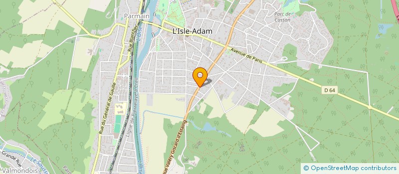 localisation de l'entreprise CABINET DR KANA JEAN MARC  L'ISLE-ADAM