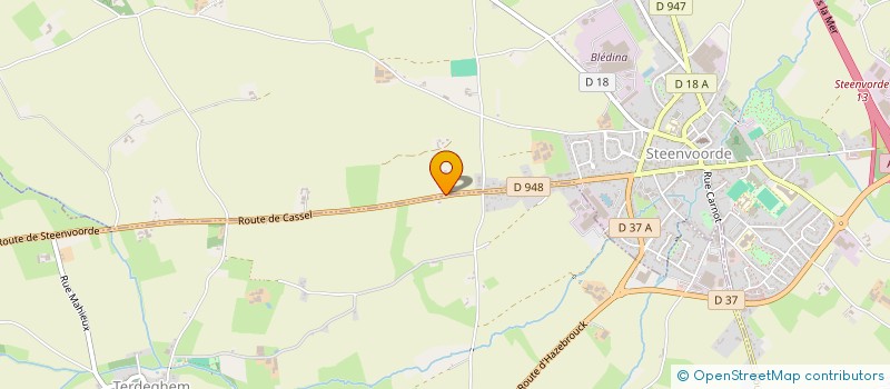 localisation de l'entreprise CABINET DR VANMERRIS VALENTIN  STEENVOORDE