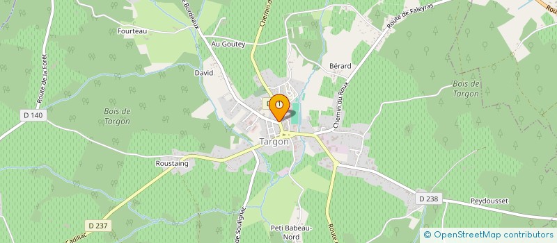 localisation de l'entreprise CABINET DR WOLF  ET DOMBLIDES TARGON  TARGON