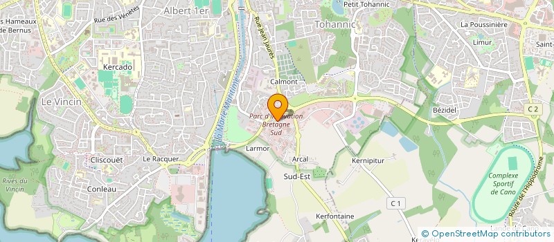 localisation de l'entreprise CABINET DREAN à VANNES