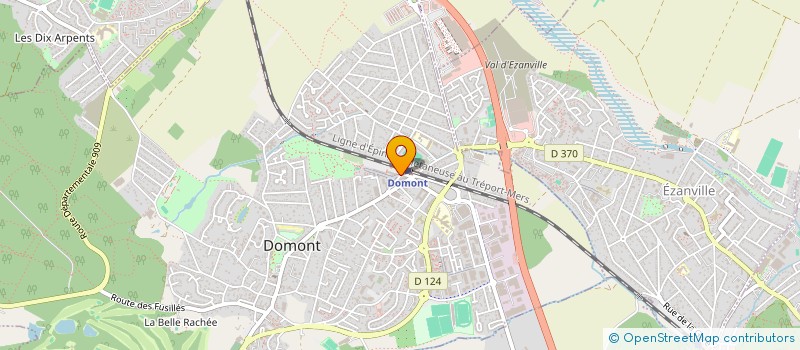 localisation de l'entreprise CABINET DREVET ASSOCIES  DOMONT