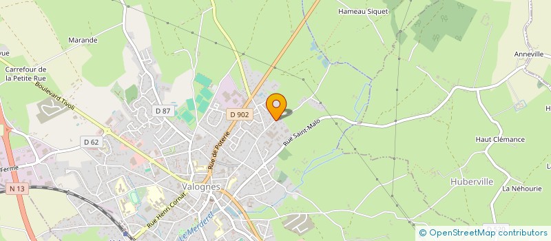 localisation de l'entreprise CABINET DROUET à VALOGNES