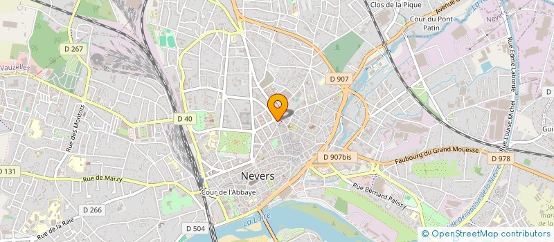 localisation de l'entreprise CABINET DRUGEON à NEVERS