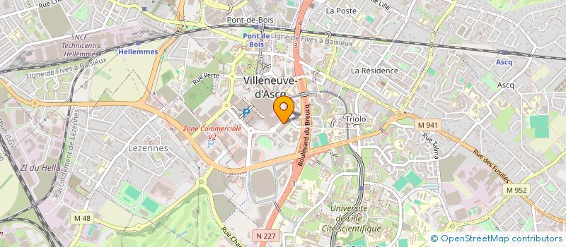 localisation de l'entreprise CABINET DS CONSEILS  VILLENEUVE-D'ASCQ