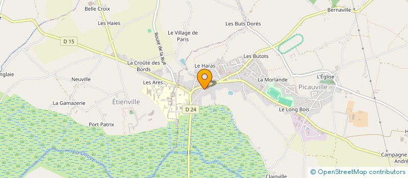 localisation de l'entreprise CABINET DU BOURG - MARION -POISSON  PICAUVILLE