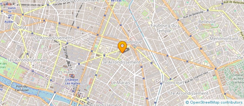 localisation de l'entreprise CABINET DU CARREAU DU TEMPLE  PARIS