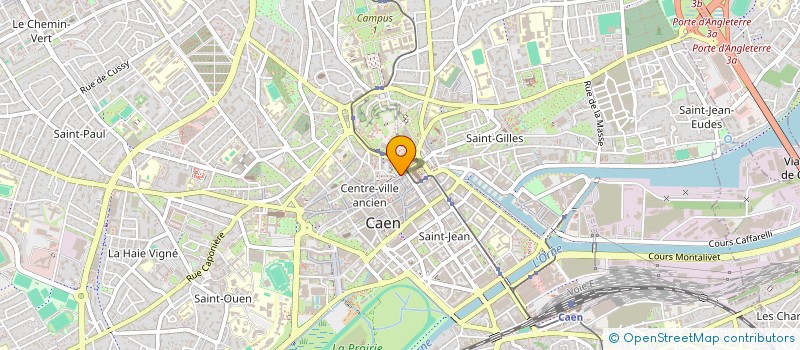 localisation de l'entreprise CABINET DU CENTRE à CAEN