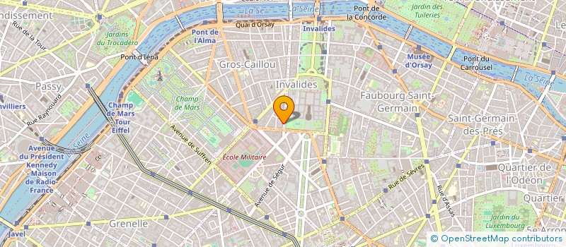 localisation de l'entreprise CABINET DU DOCTEUR ADRIEN MARINETTI  PARIS