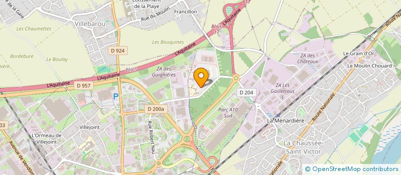 localisation de l'entreprise CABINET DU DOCTEUR ALI MOUNA à LA CHAUSSEE-SAINT-VICTOR