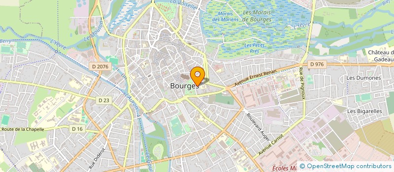localisation de l'entreprise CABINET DU DOCTEUR ALIX BOUQUET DES CHAUX à BOURGES