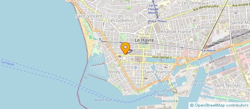 localisation de l'entreprise CABINET DU DOCTEUR ANTOINE BAIDOURI à LE HAVRE
