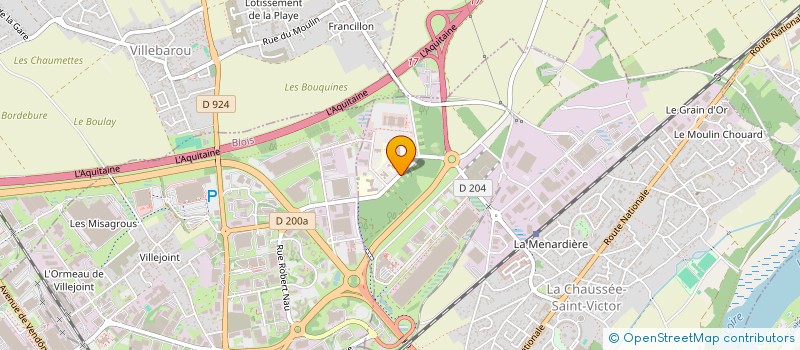 localisation de l'entreprise CABINET DU DOCTEUR ANTONINE MUNEGA à LA CHAUSSEE-SAINT-VICTOR